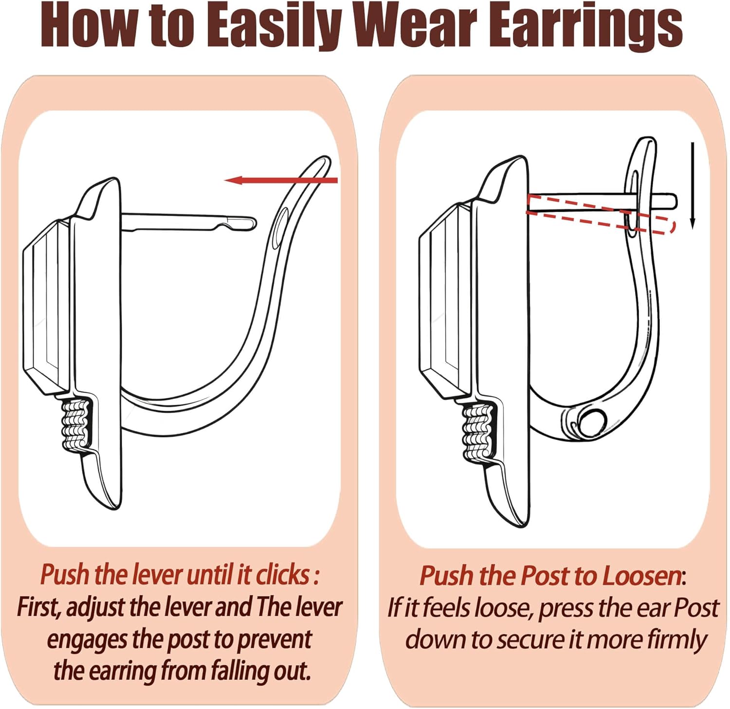 Austrian Crystal Leverback Earrings for Women Rectangle Drop Earrings 14K Gold Plated Hypoallergenic Everyday Earrings for Her - Image 6