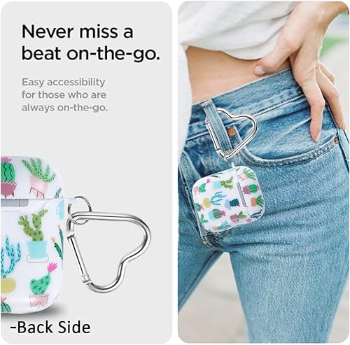 Vista 3 de Funda para AirPod, diseño de mármol, funda protectora portátil con llavero compatible con Apple AirPods, funda de carga 2 y 1, para niñas, mujeres