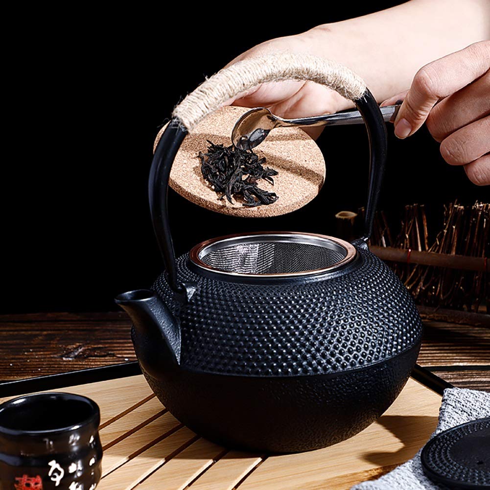 Amazon｜鉄瓶 鉄器 ティーポットティーセット大人の鋳鉄の鋳鉄のケトル