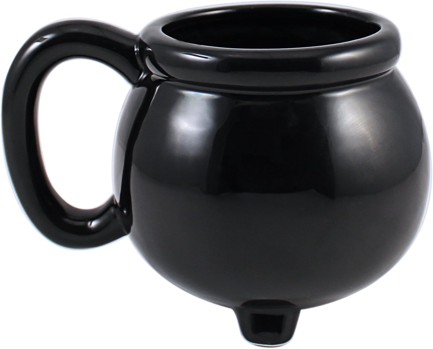 Silver Buffalo Harry Potter House Slytherin Crest Caldron Ceramic 3D Sculpted Mug, 20 oz
