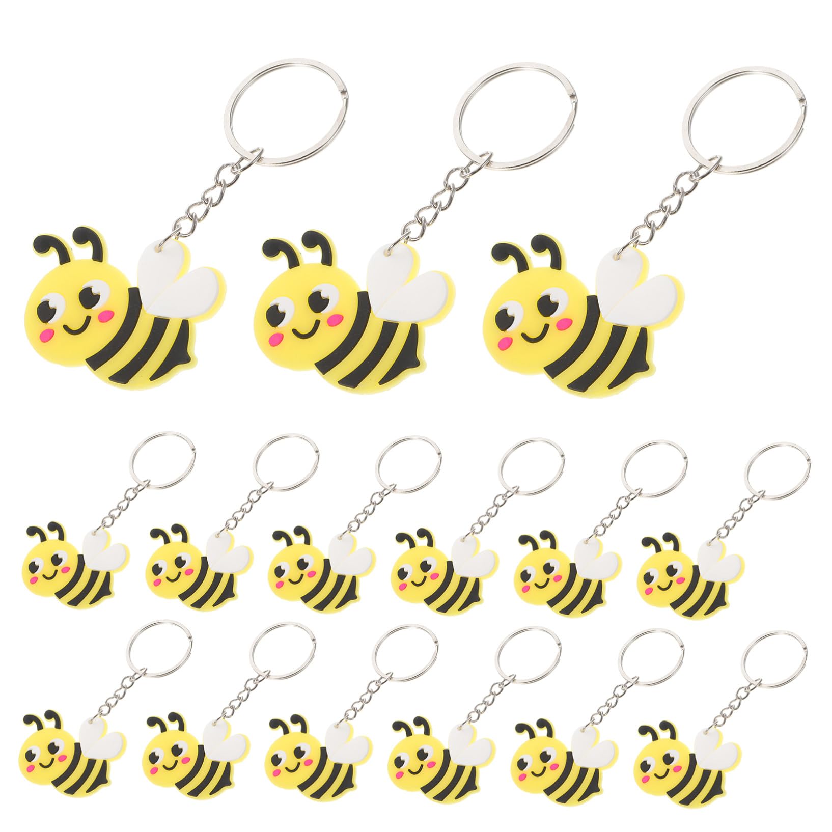 Homoyoyo 120 Piezas Llavero Colgante de Dibujos Animados Diseño Creativo Colgante para Bolsas Hecho Metal Resistente Decoración Novedosa y Regalo Práctico