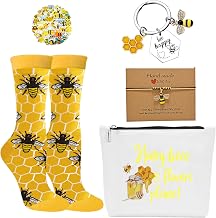 5 Pcs Bee Gifts for Women, Novelty Party Present For Bee Lover,Daughters, Granddaughters, Nieces, Sisters, Friends