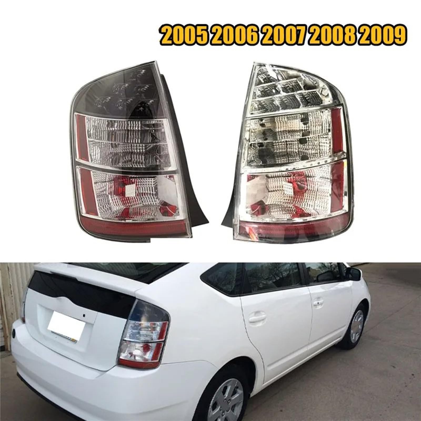Right Passenger Side Tail Light For 2006-2009 Toyota Prius - Halogen, DOT/SAE Certified, Lifetime Warranty 11 thumbnail image