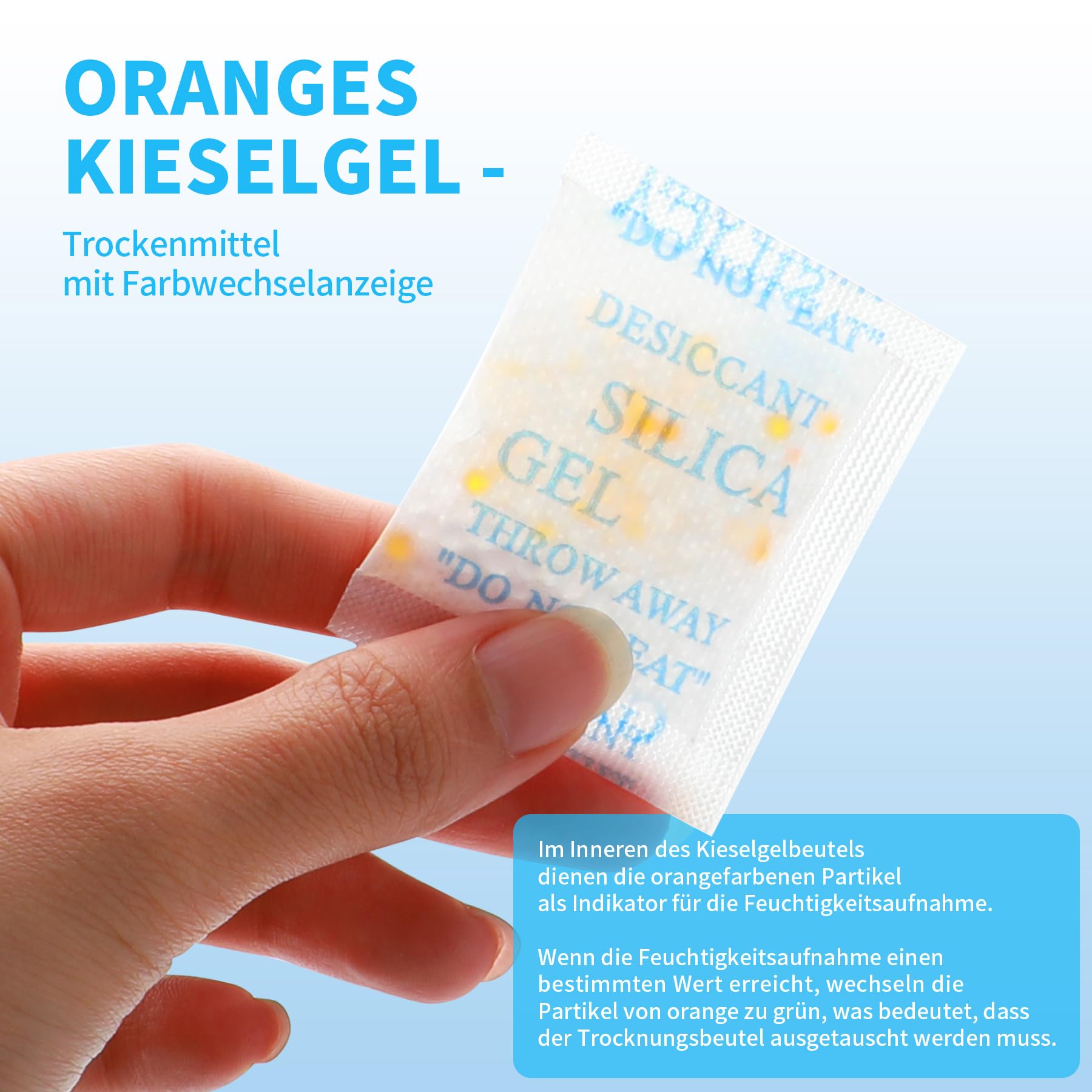Confezione da 200 sacchetti essiccanti in gel di silice essiccante assorbono l'umidità umida sacchetti di agente di asciugatura multiuso Confezione da 200 sacchetti essiccanti in gel di silice essiccante assorbono l'umidità umida sacchetti di agente di asciugatura multiuso