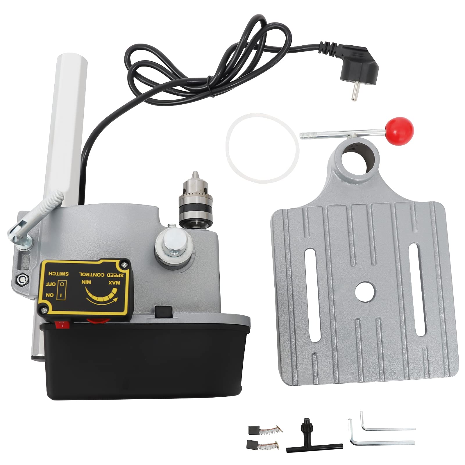 340W Mini Tavolo Trapano Elettrico, 16000RPM Portatile Mini Trapano a Colonna Fai da te 220V AC Bench Drill Macchina Trapano