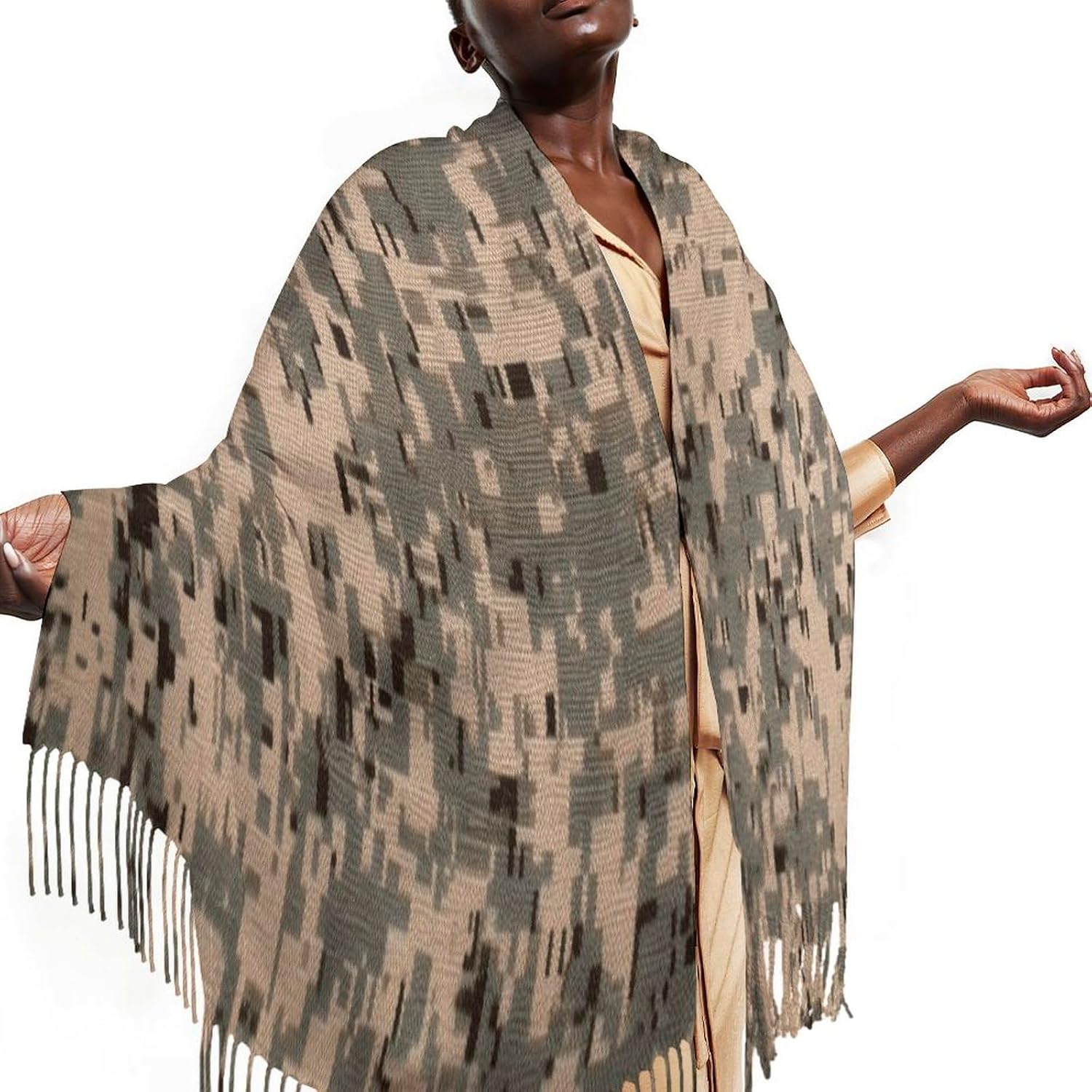 Army Digital Camouflage Scarf for Women Men Classic Fashion Blanket Scarves Soft Cashmere Feel Scarf Cold Weather Warm Long Shawl Winter Large Scarves Classic Blanket Scarfs Thick