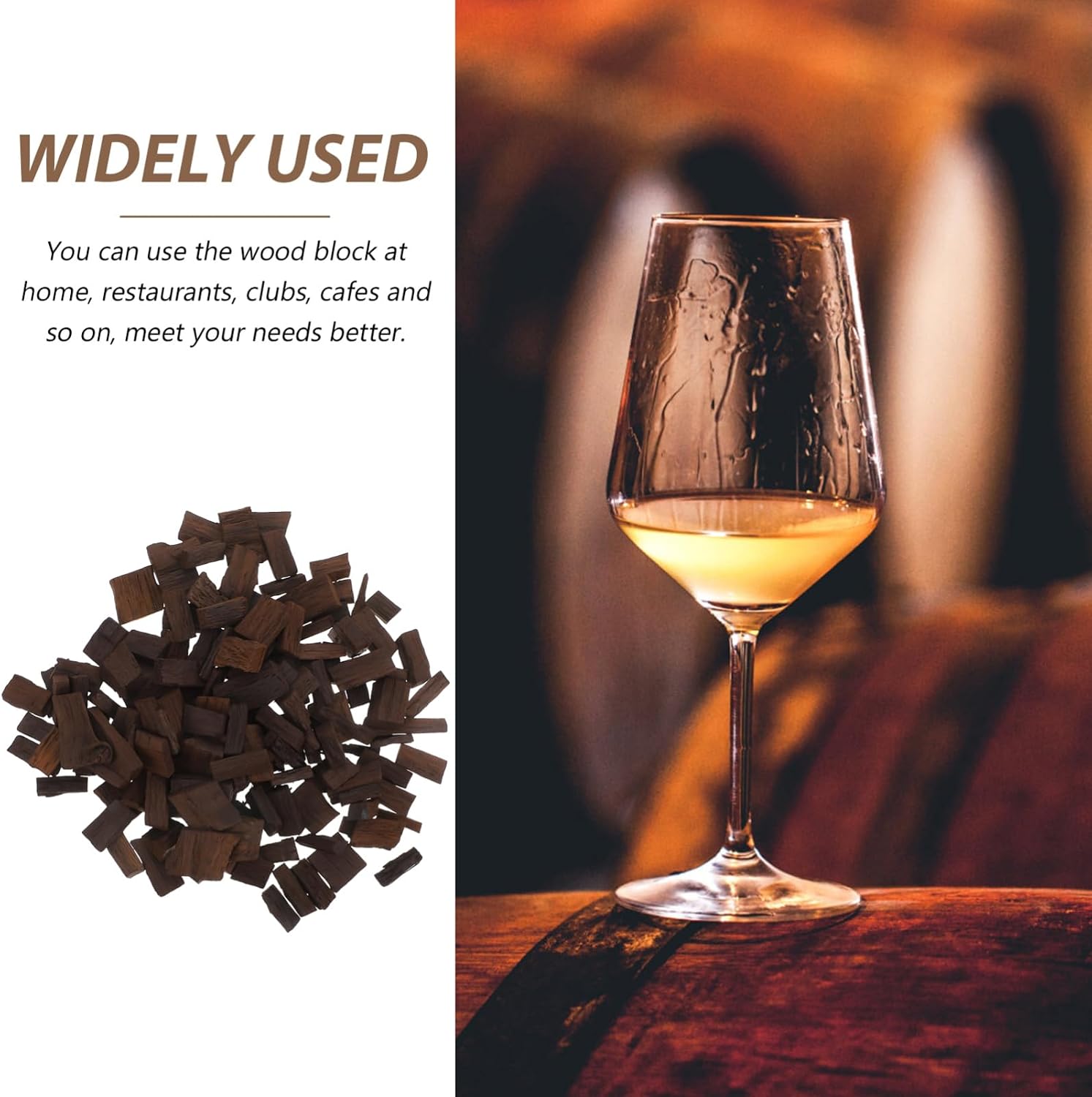 PRETYZOOM 1Pack Heavy Oak Chips for Home Brewing Wine Enhance Wine Making Accessory for DIY Enthusiasts Chips for Improved Sensory Experience