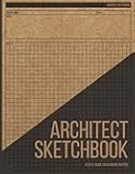 Architect Sketchbook: Design Plan for Client or Use For Studies, Building Project Sketch, Construction and Engineering Drawings 4x4 Graph / Grid Paper