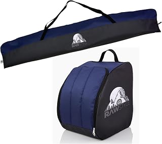 Rawstyle - Bolsa de esquí Impermeable para Botas de esquí, 160 cm o 180 cm, para Deportes de Invierno