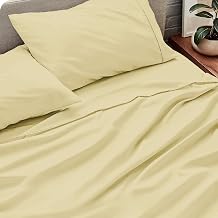 2Pcs Pillowcases 800 Thread Count 100% Egyptian Cotton Pillowcase Soft Perfect Perfect for Home,Hotels & Hospital King Size 20" x 40" - Ivory Solid
