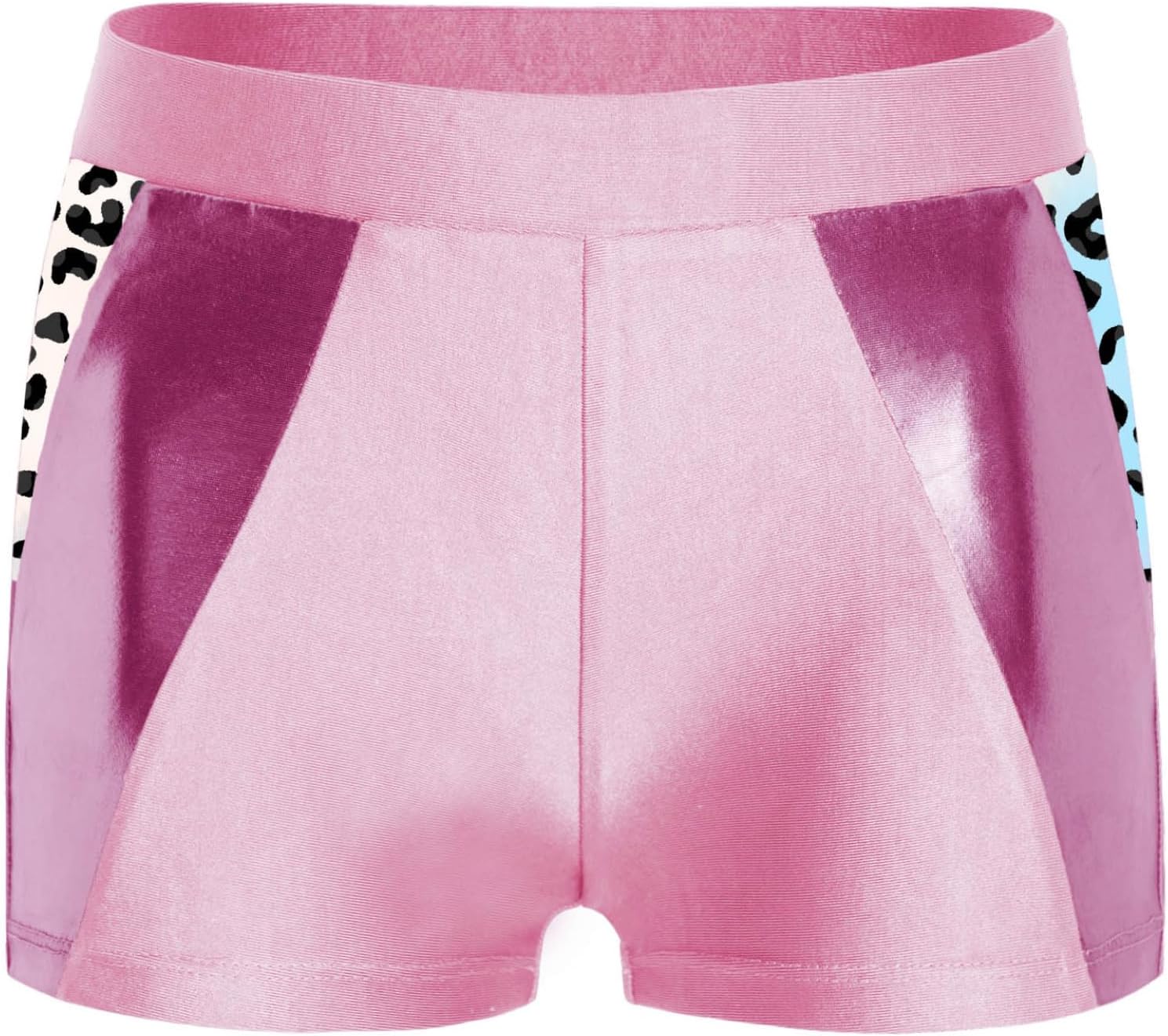 Yhong Sequined Dance Shorts for Girls Jazz Hip Hop Dance Gymnastics Sports Shorts Yoga Pants