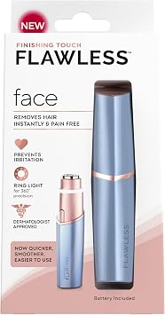 Finishing Touch Flawless Painless Hair Remover for Women, Latest Model Paris Blue