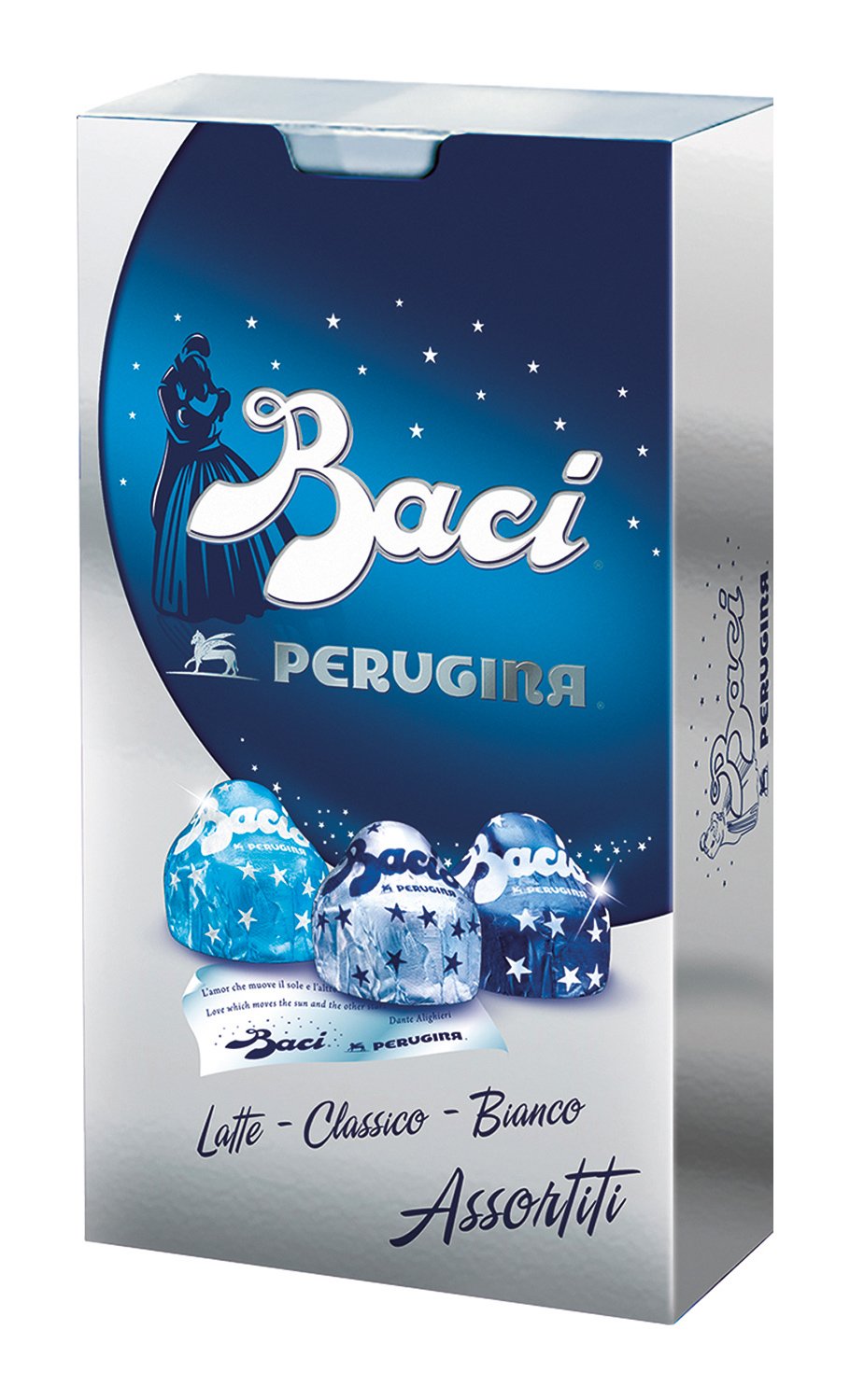 Baci Perugina Cioccolatini Assortiti Ripieni al Gianduia e Nocciola Intera - 200 g