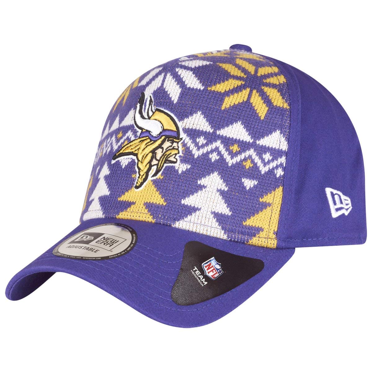 New Era Christmas Jumper Trucker Cap - NFL Minnesota Vikings - One Size