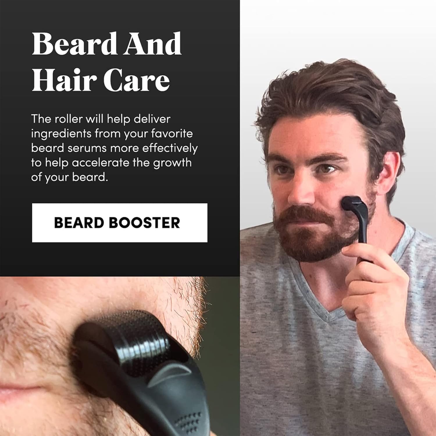 3 Pack Derma Roller 540 Titanium Microneedle Roller for Facial Skin Care - Cosmetic Microdermabrasion Micro Needle Face Roller with Case : Beauty & Personal Care