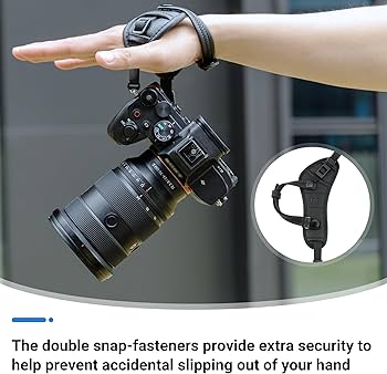 Amazon.com : JJC Deluxe Microfiber Camera Hand Strap, Secure