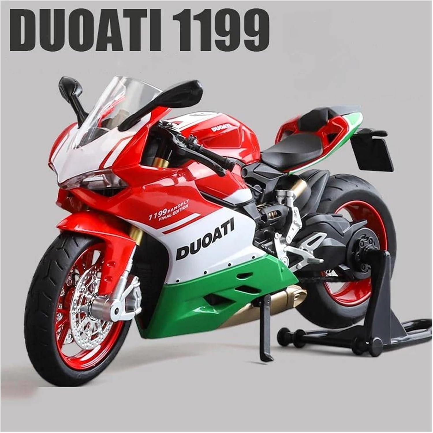 Mini Simulation Motorcycle Toys 1:12 for Ducati 1199 Panigale S Alloy Car Die-Casting Motorcycle Model Toy Car Series Adult for Boys