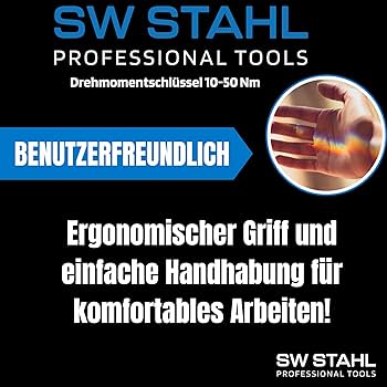 57300 VOREL Momentsleutel 10 (3/8) mm (inch) 13.6-108 Nm L: 270 mm
