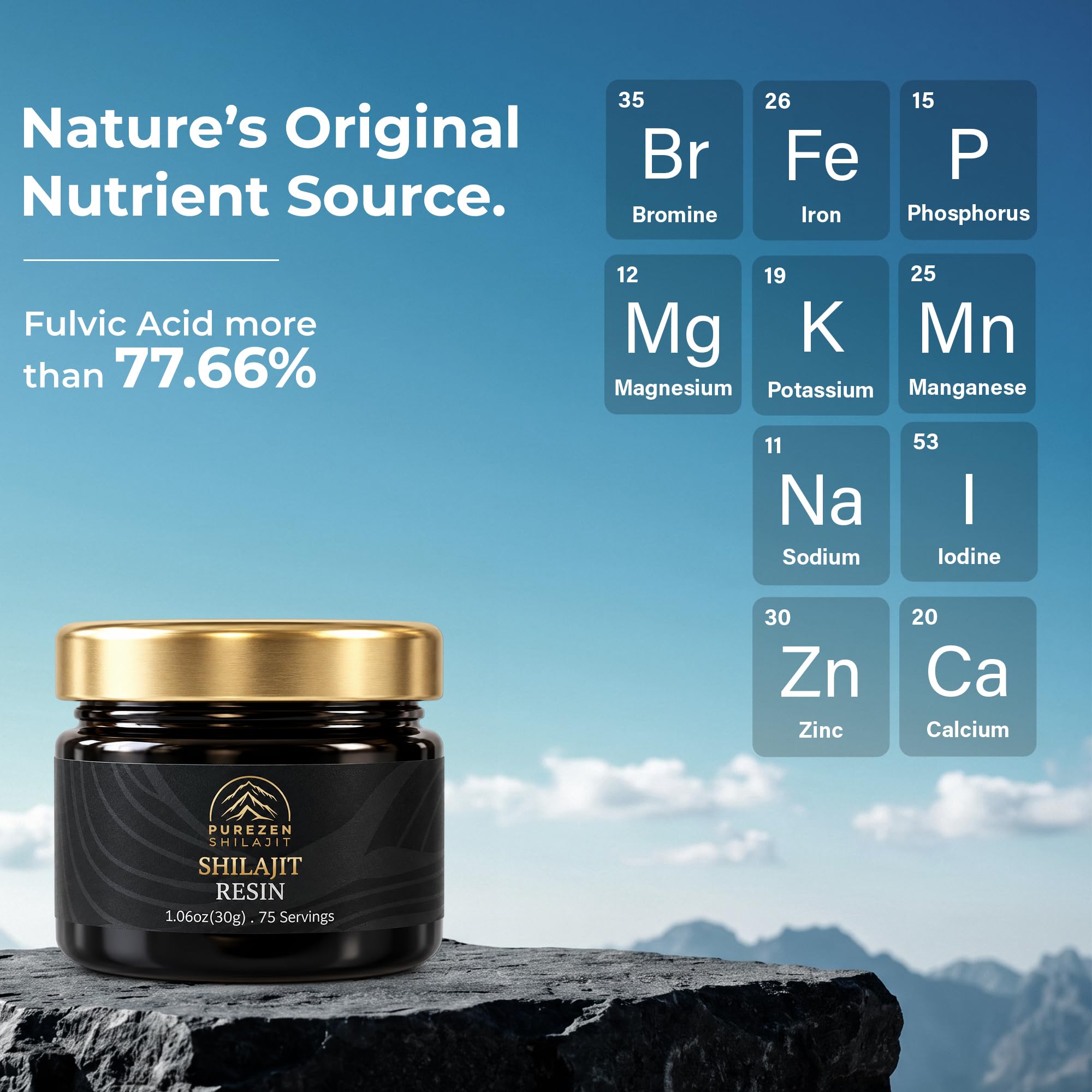 Pure Himalayan Organic Shilajit Resin, Gold Grade, 30g – 75%+ Fulvic Acid, 85+ Trace Minerals, 75 Servings – Natural Energy, Stamina & Muscle Support for Men & Women – with Lab Test Report. — Amazon image 9