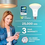 Sengled Ampoule, BR30, S1 Ampoule de lumière de crue intelligente qui fonctionne avec Alexa, lumières à LED dimmable, E26, Des ampoules chaudes, 65W Équivalent, Pas de Hub requis, Soft White (2700k), 1-Pack