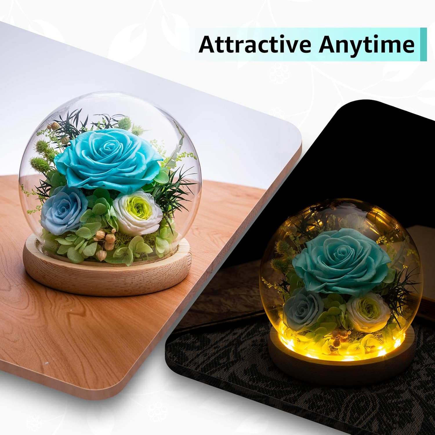 Mothers Day Roses Flowers Gifts for Mom, Grandma, Women, Wife, Daughter, Friends, Sister