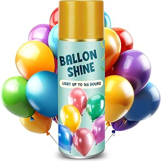 Balloon Shine Spray, 16 Oz High Shine Balloon Spray Odorless, Instant Shine and Lasting More than 7 Days, Waterproof, Perfect for Party, Weddings, and Other Celebrations