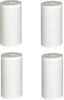 4 pcs Grooved WHKF-GD25BB Compatible Water Filter for WHKF-DWHBB 5m