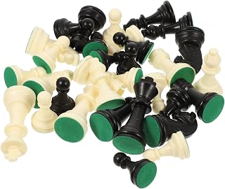 HONMEET 1 Conjunto De Peças De Xadrez Brinquedos De Plástico Brinquedos De Mesa Peças De Estatueta De Xadrez Figuras Rei Peças De Xadrez Peças De Reposição Peças De Reposição Para