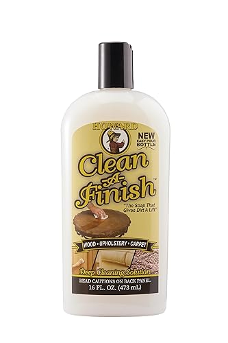 HOWARD Clean-A-Finish Wood Cleaner and Upholstery Cleaner for Furniture, Carpet