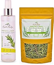 Rosemary Water Spray and Rosemary Leaves for Hair | Anti-Hair Fall |Direct From Farm |Combo Pack of 2