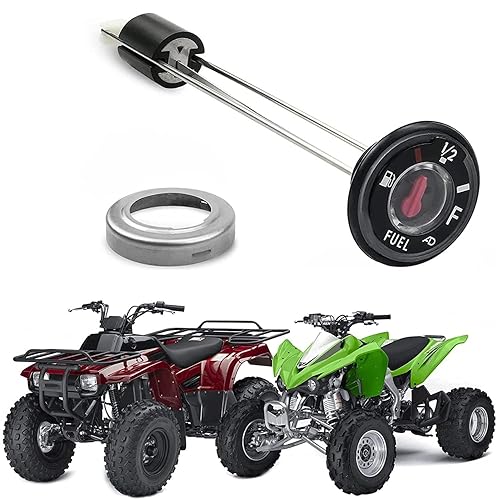 GXARTS Indicador de combustible con tapa compatible con Kawasaki Bayou 220 250 300 400 KLF220 KLF250 KLF300 KLF400 Prairie 300 400 KVF300 KVF400 OE#