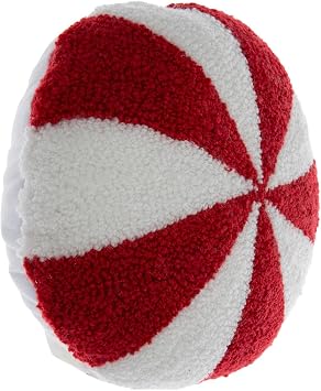 Hobby Lobby Christmas Throw Pillow, 10 x 10 x 4 inches Peppermint