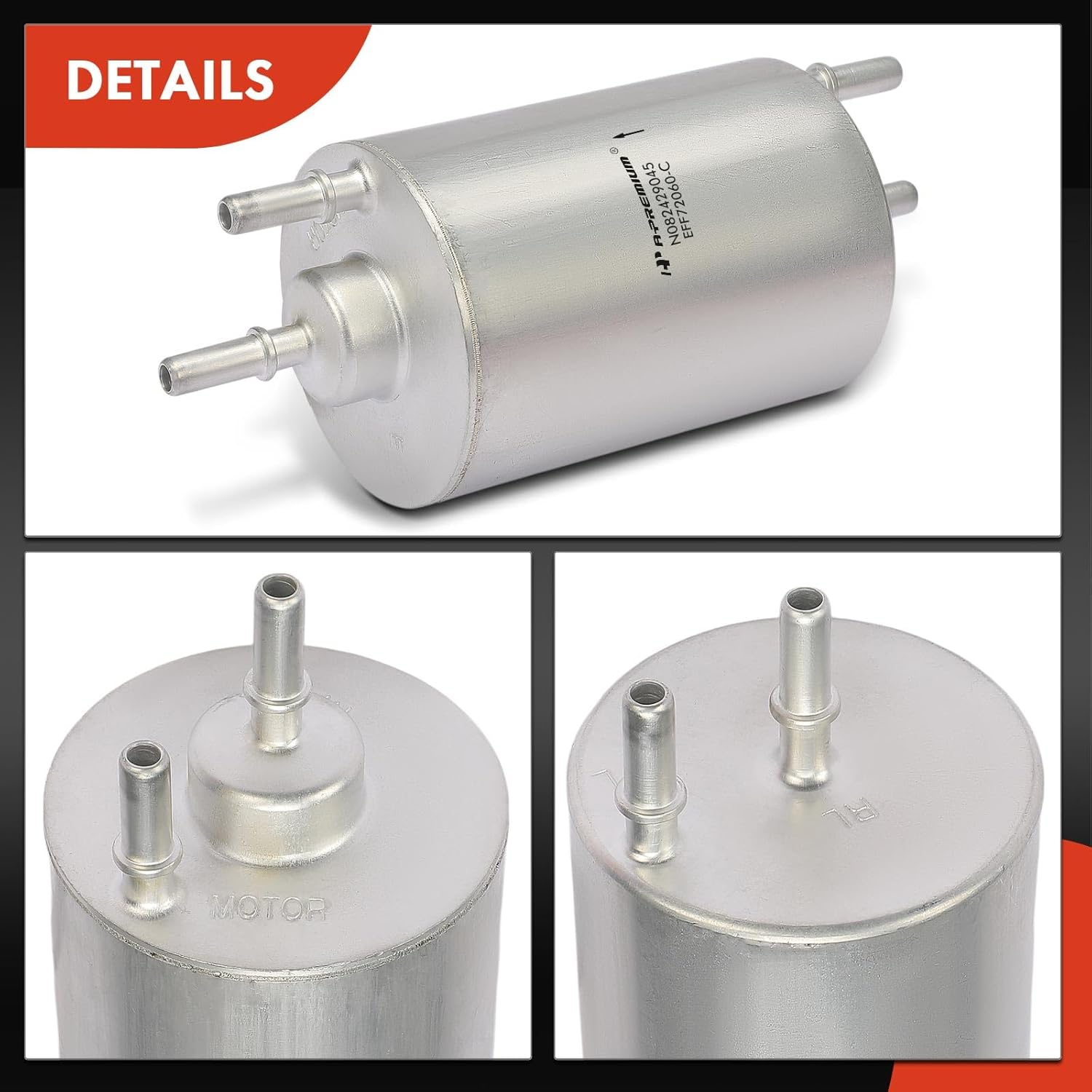 A-Premium Fuel Filter Compatible with Audi A4/A4 Quattro 2002 2003 2004 2005, 1.8L