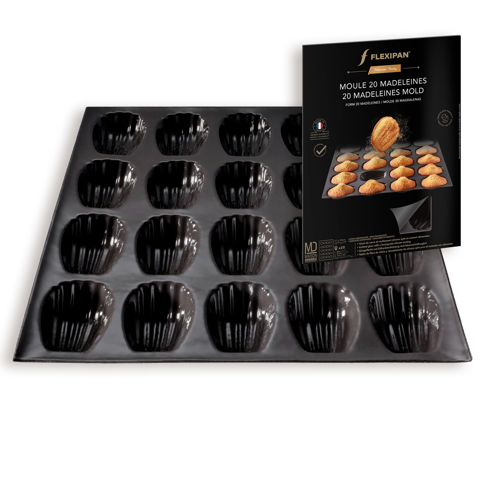 Flexipan by Silpat&reg; Baking Pan (20 Madeleines)
