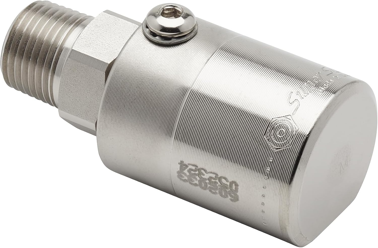 Reelcraft S602033-2 - 1/2" NPT(F) x 1/2" NPT(M) Carbon Steel Swivel, FKM Seals, 5000psi