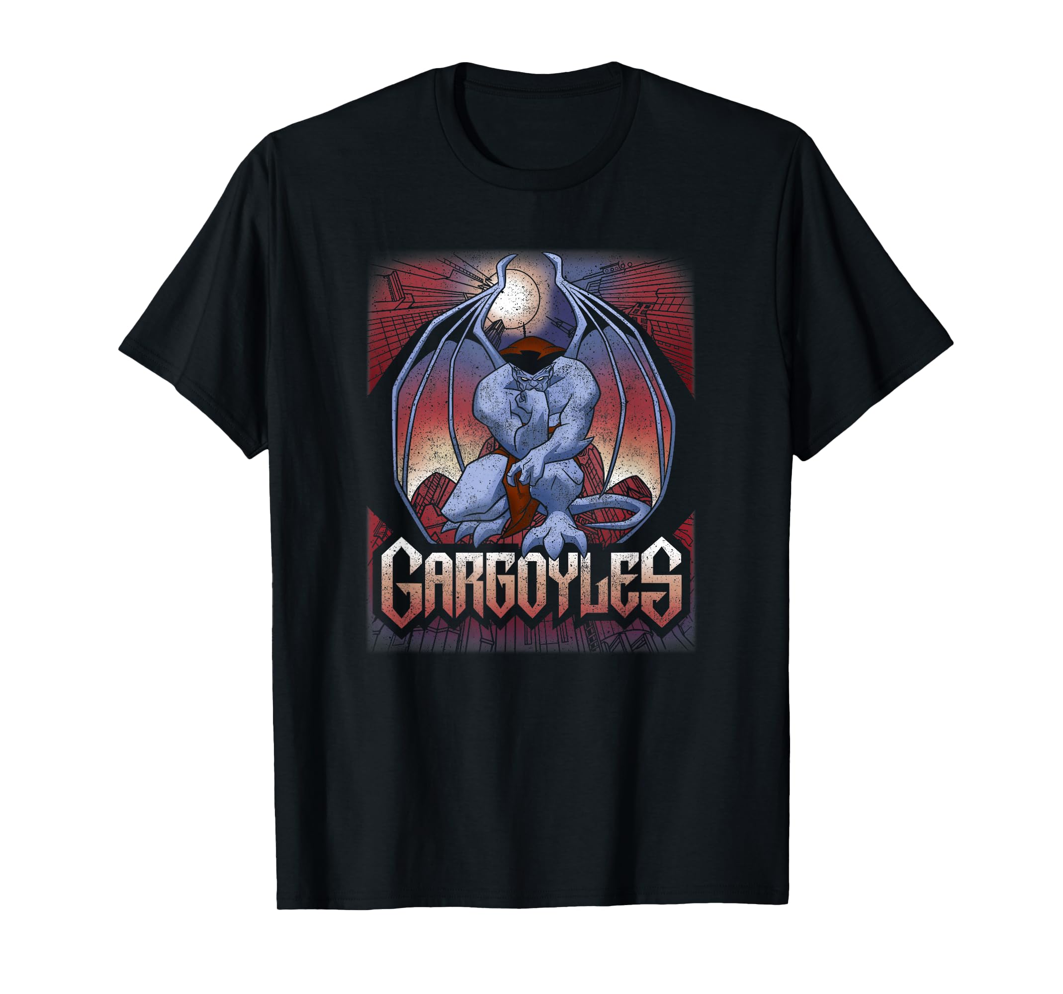 Disney Gargoyles t-shirt Goliath imprimé Skyscraper graphique et résistant