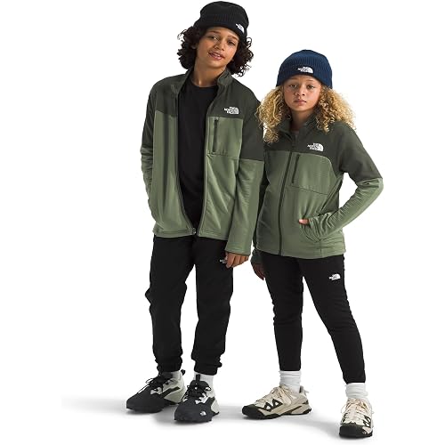 The North Face Kids' Hike Midlayer Full Zip Jacket | Lightweight Outerwear for Boys & Girls', Secure-zip Chest Pocket