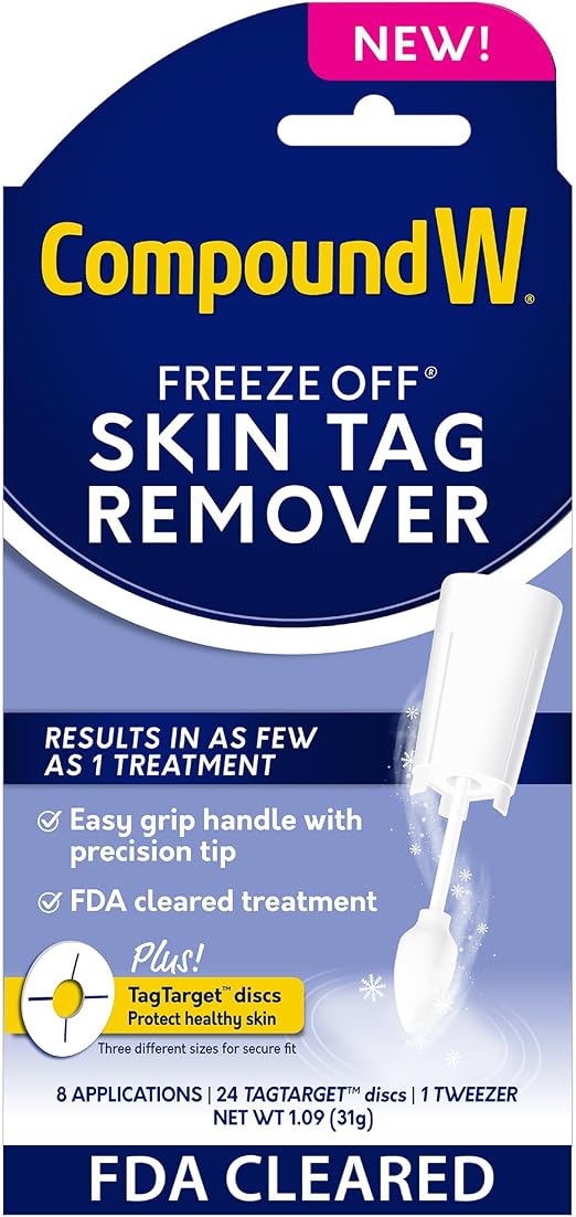 Compound Skin Tag Amazon.com: Compound W Freeze Off Skin Tag Removal Kit, 8 Applications ...