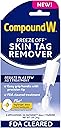 Compound W Freeze Off Skin Tag Remover, FDA Approved Skin Tag Removal Kit with 8 Skin Tag Remover Applications and 1 Pair of Tweezers