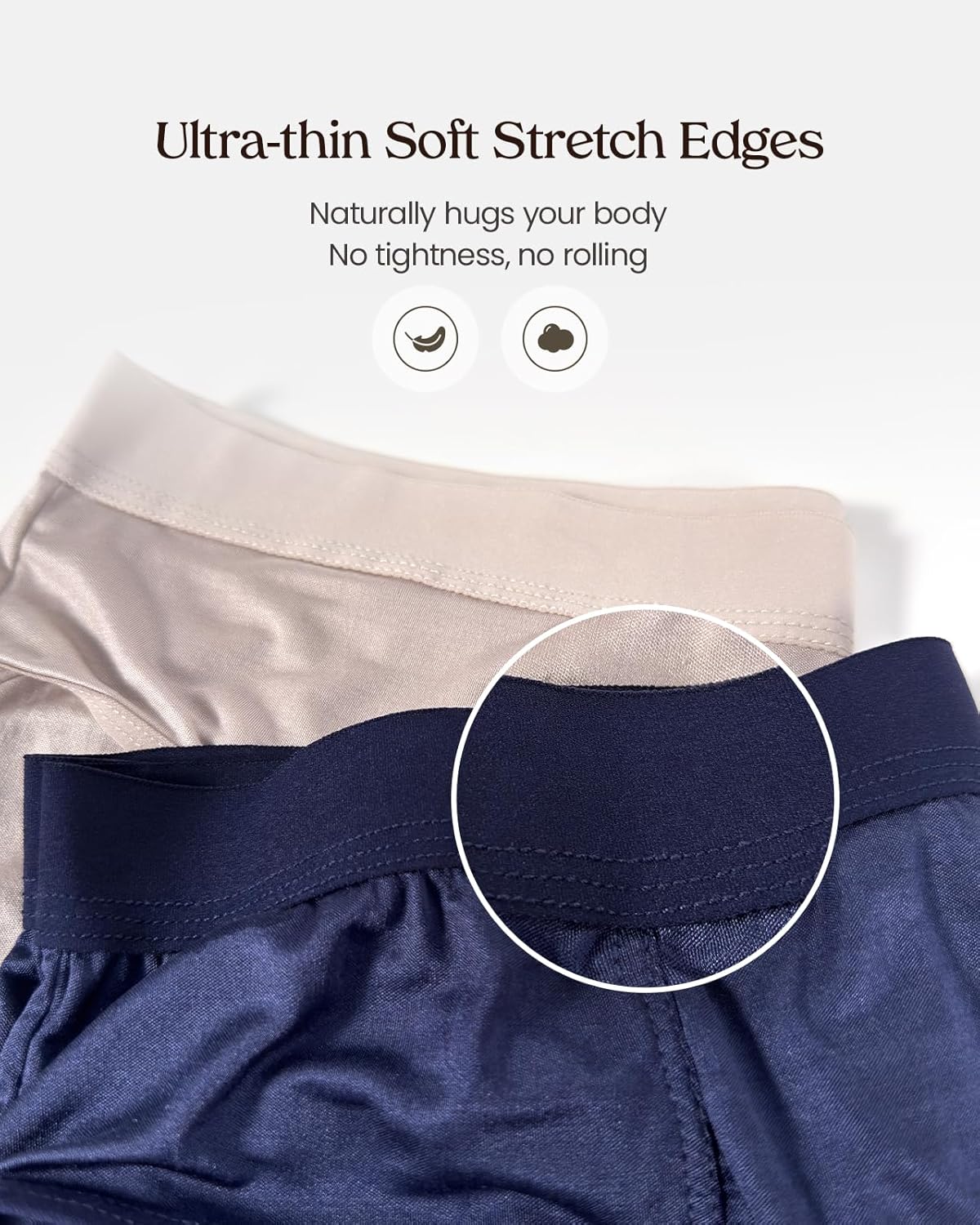 Men's 100% Mulberry Silk Underwear, Pure Silk Bikini Style Mid-Rise Classic Briefs for Men - Image 6