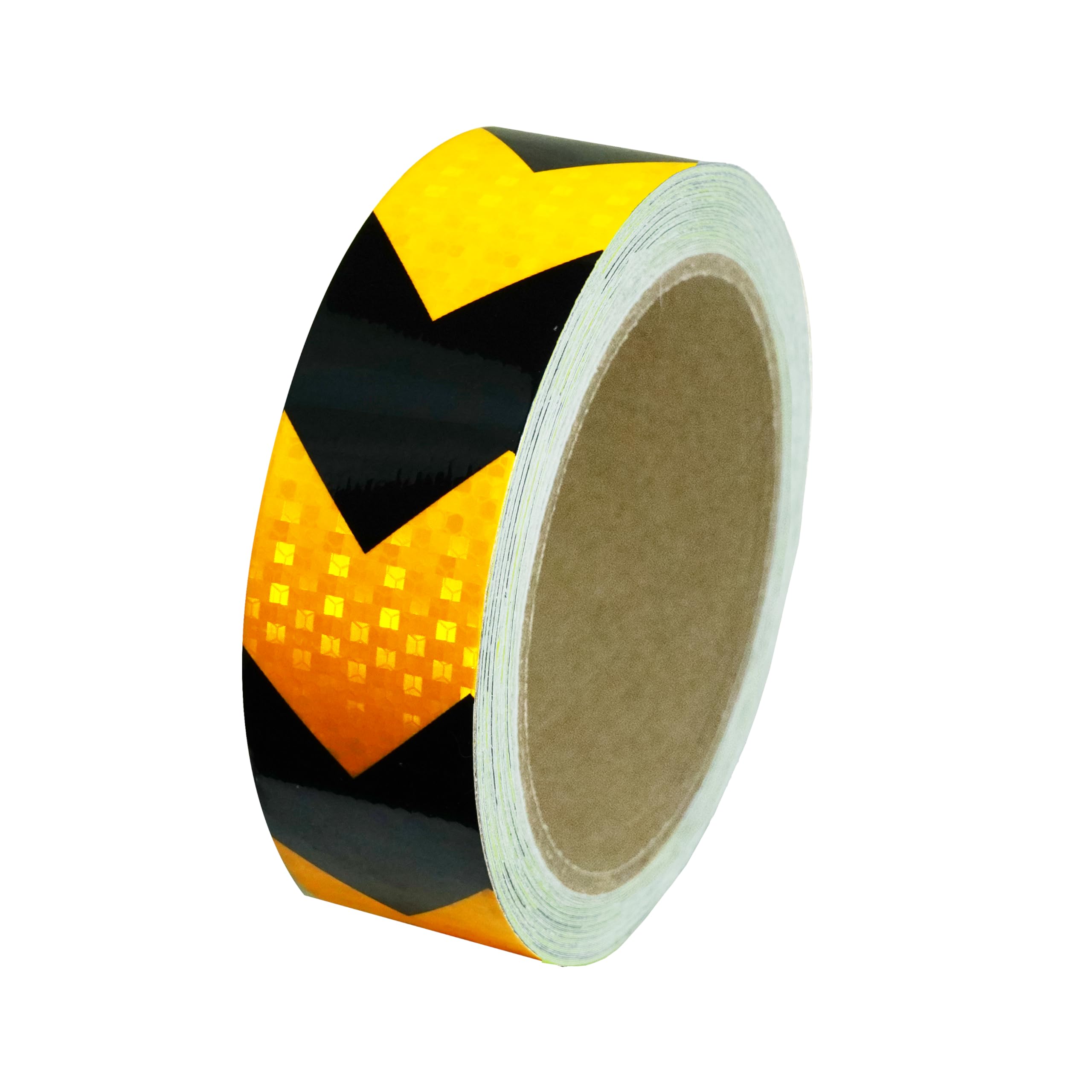 Buy 2 Inch X 30 FT Reflective Tape Outdoor Waterproof Black & Yellow