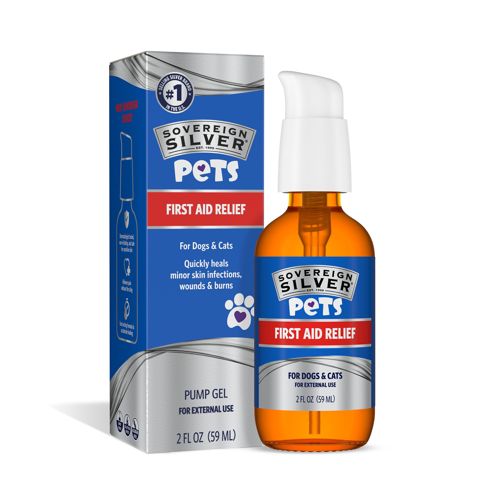Amazon.com : Sovereign Silver Pets First Aid Gel - Topical Skin