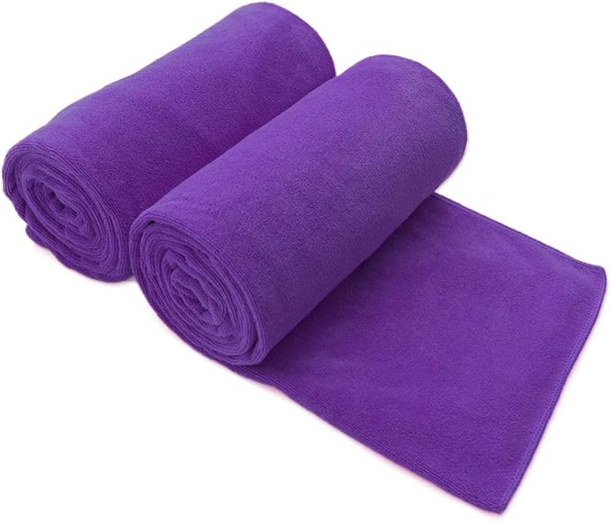 JML Microfiber Bath Towels, 2 Pack Towels (30" x 60