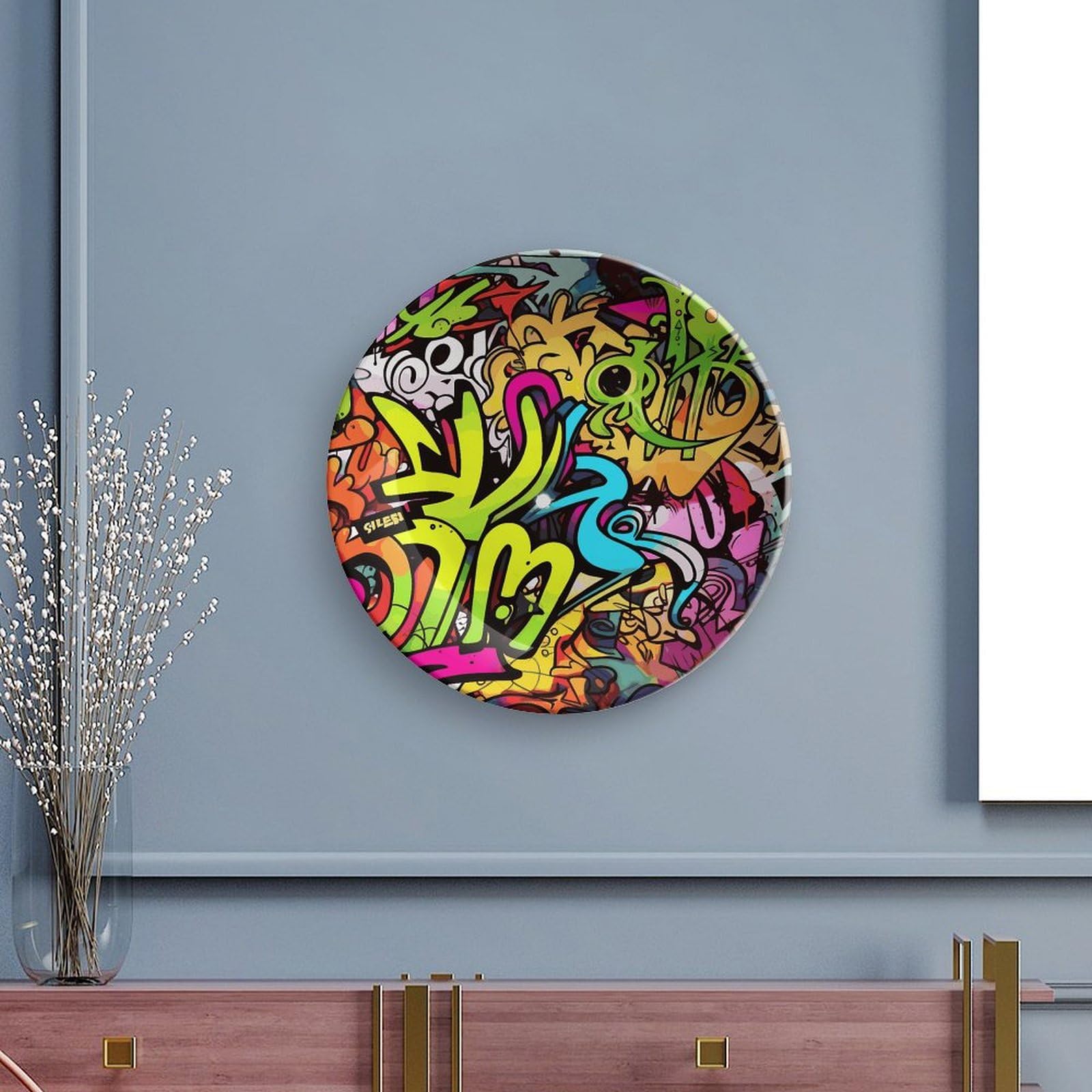 陶板ア一卜 Amazon.com | BTCOWZRV Graffiti Drawing Ceramic
