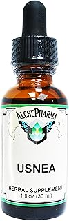 AlchePharma Usnea Herbal Supplement, 1 fl oz, Wild Harvested Lichen Extract, 30 Servings