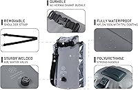 Vista 7 de Bolsa de Lavado Máquina de Lavar Portátil - Bolsa Seca Completamente Impermeable de 15L - Máquina de Lavar de Nylon Ligera Compacta - Lavadora