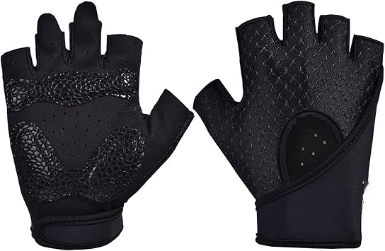Workout Gloves for Men and Women, Fingerless Weight Lifting Gloves for Exercise, Lightweight Breathable Gym Gloves for Weightlifting, Fitness, Training, Climbing Color B, Size X-Large