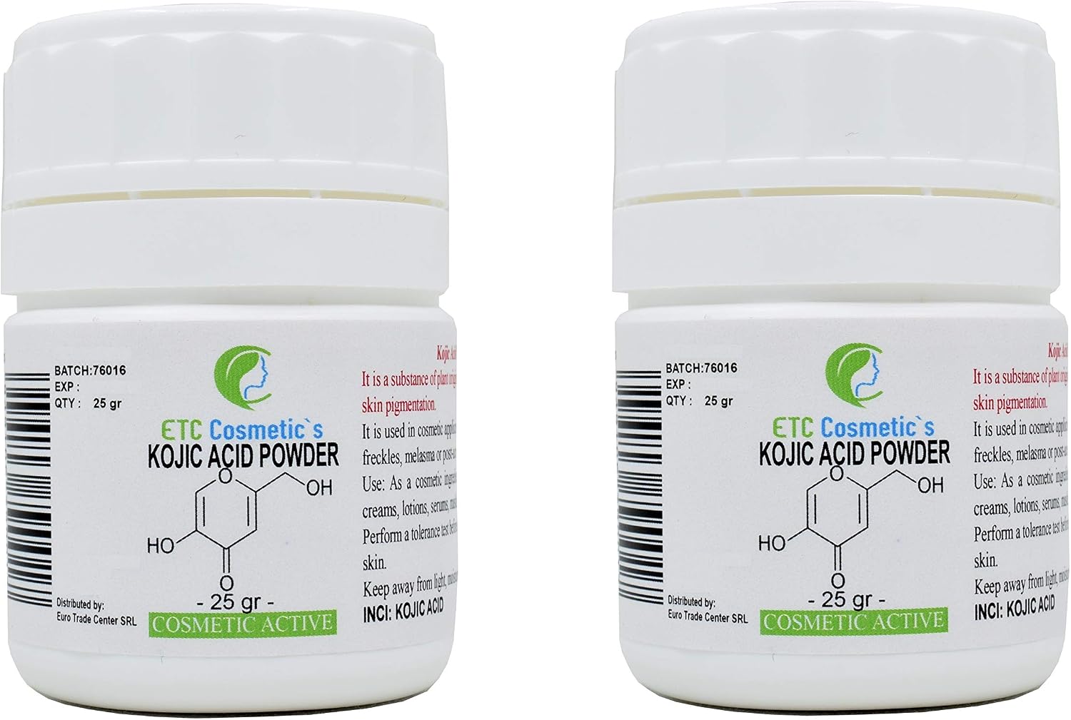 Kojic Acid Powder, 50 Gr, can be incorporated into skin care formulations designed to lighten skin tone, moisturizers, creams
