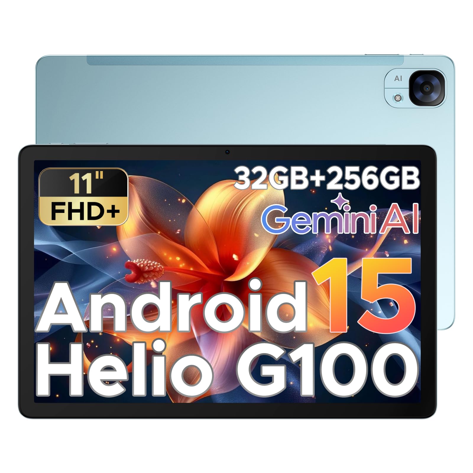 DOOGEE Tab E3 Tablet 11 Pulgadas, 32GB+ 256GB/TF 2TB Tablet