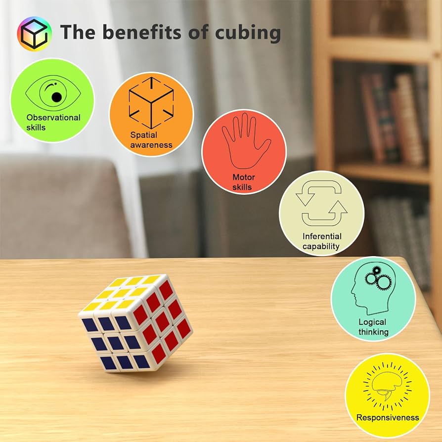 Juego De 14 Mini Cubos Mágicos 3x3 - 6 Colores, Plástico De Alta Calidad, Bordes Lisos, Ideal Para Niños De 3 A 10 Años, Regalo Educativo
